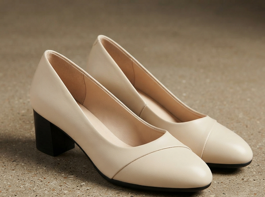 Damen Slingback Pumps Elegant Sommersandalen Spitze Zehen Schleife Blockabsatz Gr. 36-40