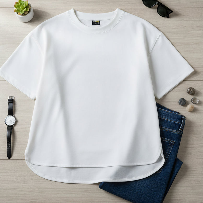 Herren Basic T-Shirt – Lässiges Kurzarm-Shirt mit Rundhalsausschnitt