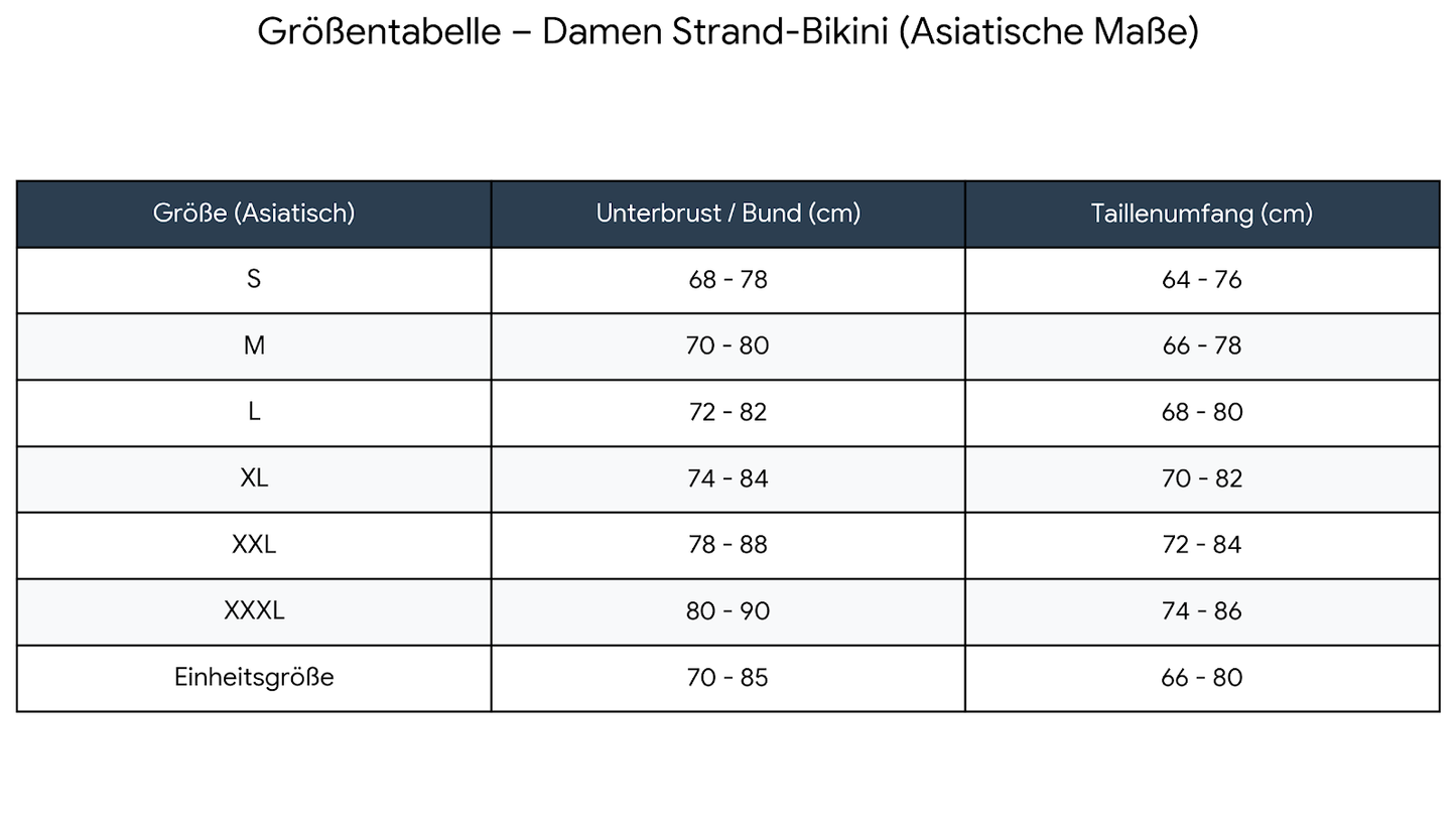 European and American women's beach bikini Badeanzug S-3XL Einheitsgröße