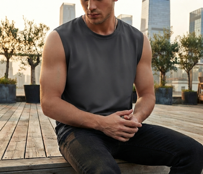 Herren T-Shirt Baumwolle Relaxed Fit Rundsaum Schnelltrocknend M L XL XXL 3XL 4XL