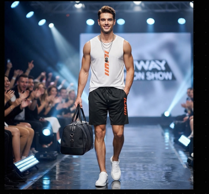 Herren Sport-Set „Ice Silk“ – Leichtes Sommer-Zweiteiler