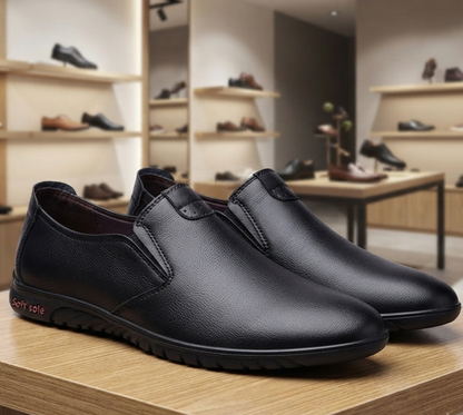 Freizeit Lederschuhen Herren Halbschuhe Bequem Gr. 39-44