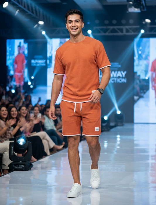 Herren Sport-Set – T-Shirt & Shorts Sommer-Outfit (Sporty)
