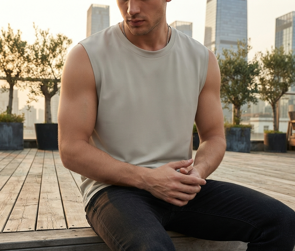 Herren T-Shirt Baumwolle Relaxed Fit Rundsaum Schnelltrocknend M L XL XXL 3XL 4XL