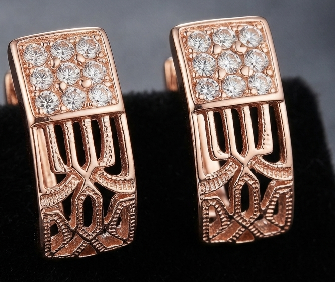Titel: Exquisites 18K vergoldetes Schmuck-Set für Damen – Elegant & Zeitlos