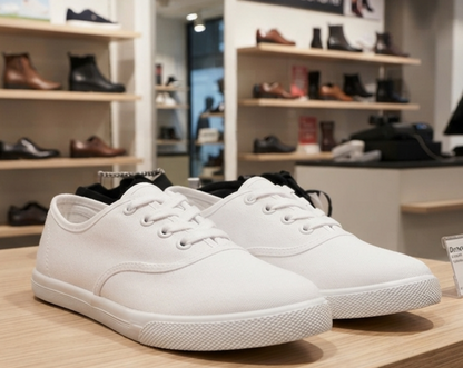 Unisex Canvas Sneaker Flache Freizeitschuhe Schnürschuhe Gr. 35-45