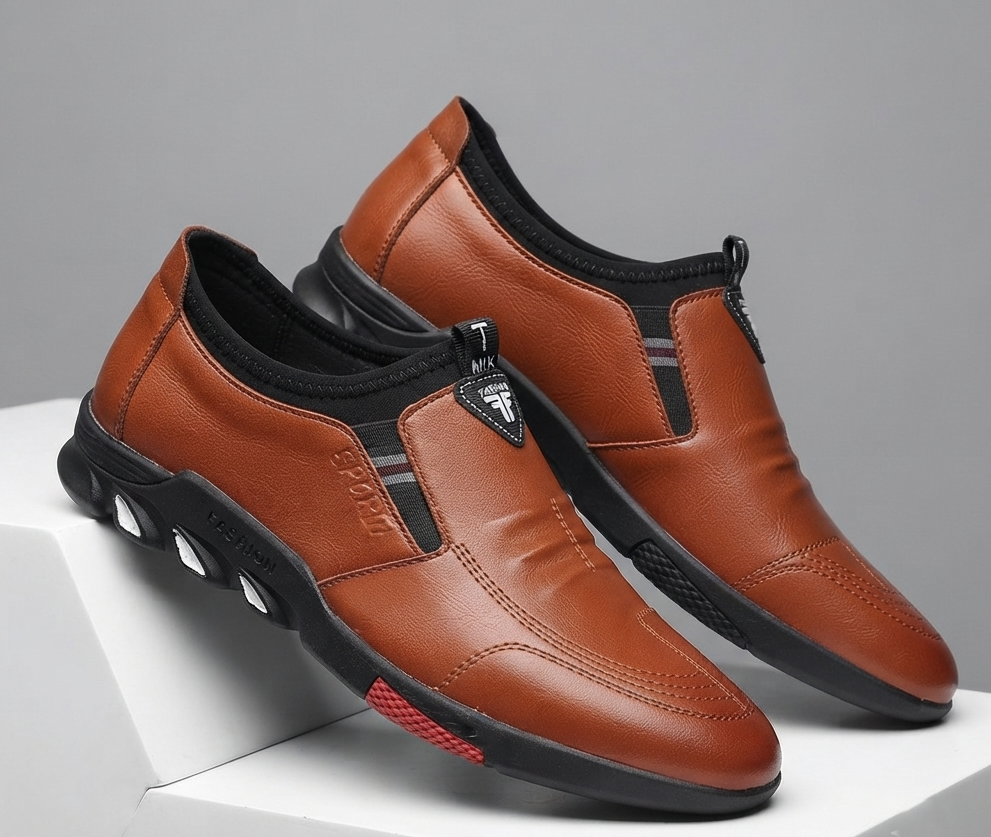Herren Business Leder-Freizeitschuhe Elegante Halbschuhe Gr. 39-44