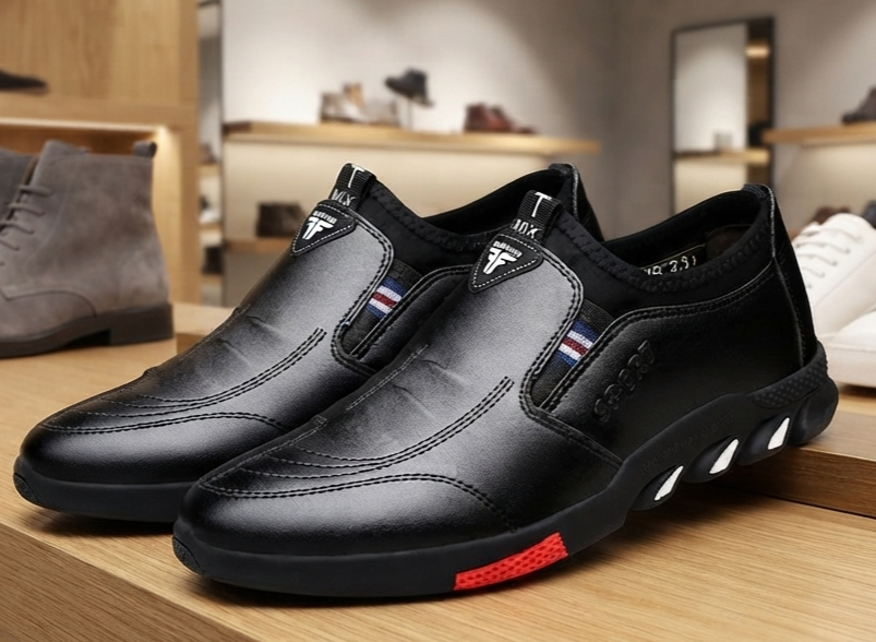 Herren Business Leder-Freizeitschuhe Elegante Halbschuhe Gr. 39-44