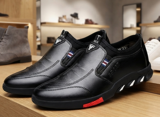 Herren Business Leder-Freizeitschuhe Elegante Halbschuhe Gr. 39-44