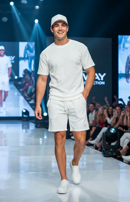 Herren Sport-Set – T-Shirt & Shorts Sommer-Outfit (Sporty)