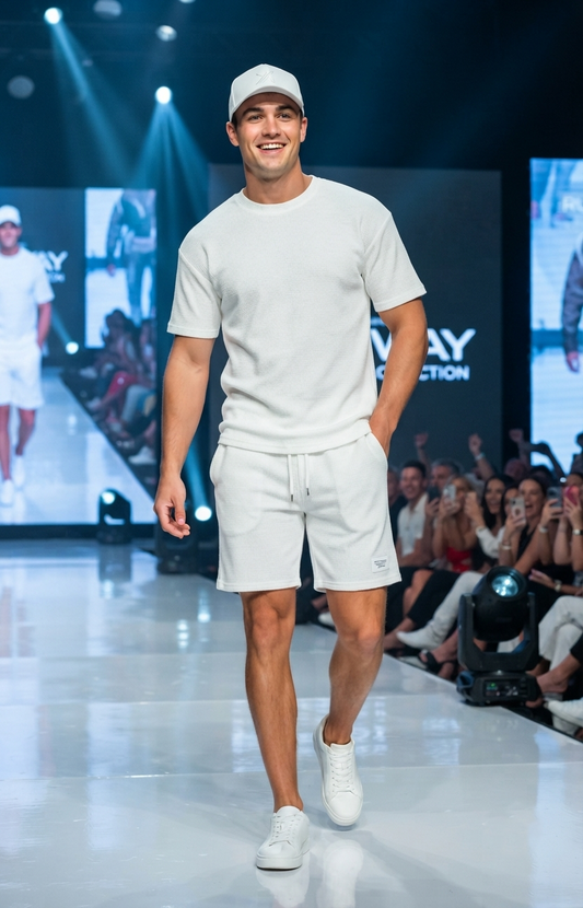 Herren Sport-Set – T-Shirt & Shorts Sommer-Outfit (Sporty)