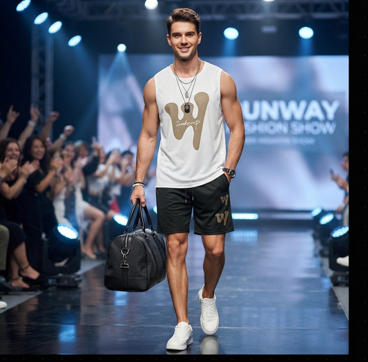 Herren Sommer-Set: Ice Silk Weste &amp; Shorts
