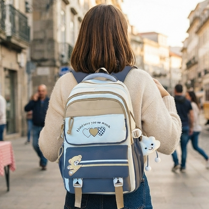 Schulrucksack Große Kapazität Wasserdicht Laptop Rucksack Damen Herren