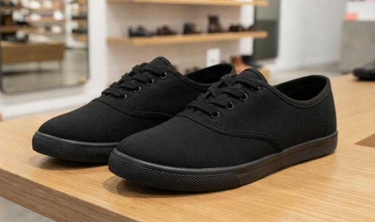 Unisex Canvas Sneaker Flache Freizeitschuhe Schnürschuhe Gr. 35-45