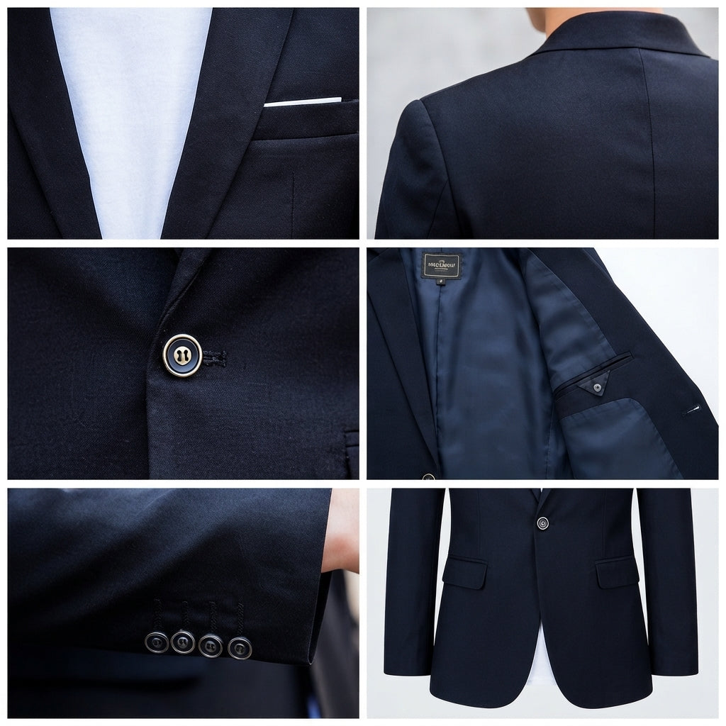 Herren Anzug & Hemd – Eleganter Business- & Hochzeitsanzug mit Slim Fit und flexibel kombinierbaren Optionen