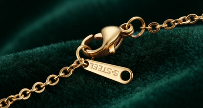 Damen Schmuck-Set Titanstahl Baum des Lebens Kette Ohrringe