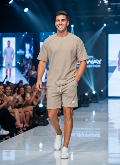 Herren Sport-Set – T-Shirt & Shorts Sommer-Outfit (Sporty)