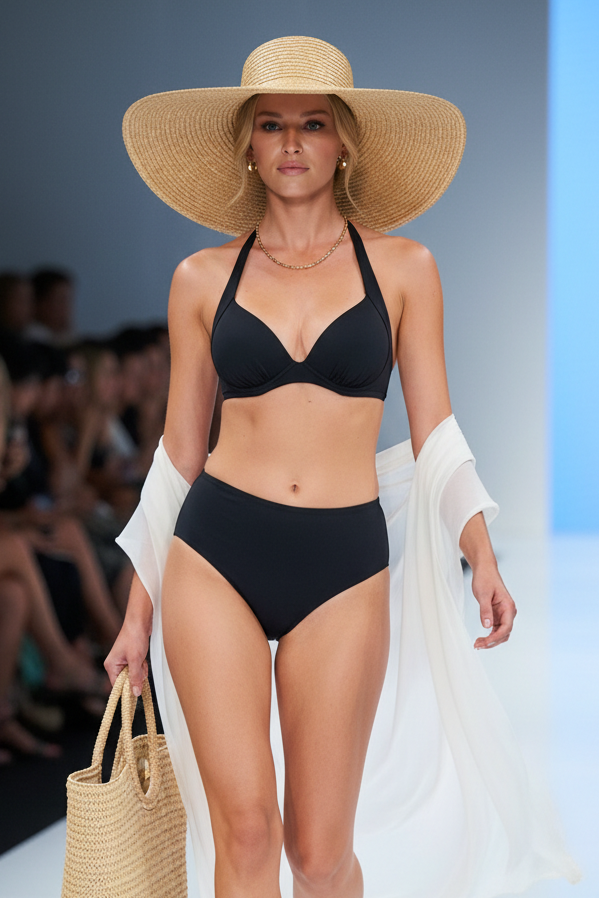 Sexy High Waist Bikini Set Swimwear Women Swimsuit Push Up Bikini Halter Top Swimwear Beachwear Biquini