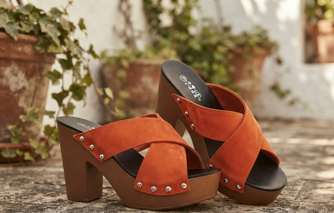 Damen Peep-Toe Pantoletten Sommersandalen mit Blockabsatz