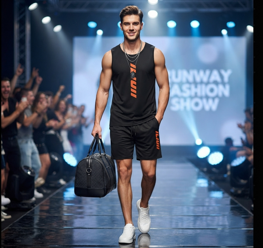 Herren Sport-Set „Ice Silk“ – Leichtes Sommer-Zweiteiler