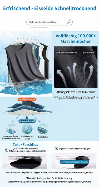 Herren Sport-Set „Ice Silk“ – Leichtes Sommer-Zweiteiler
