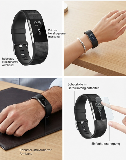 TPU Displayschutzfolie kratzfest anti-fingerprint für Fitness-Tracker