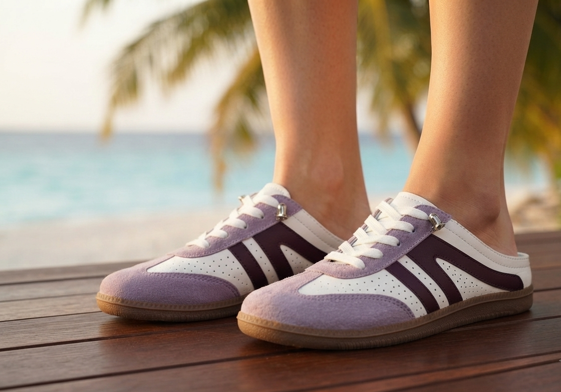 Sneaker Halbschuhe Slip-on Low-Cut Sommer Freizeitschuhe Streifen Unisex 36-43
