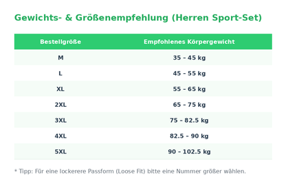 Herren Sport-Set „Ice Silk“ – Leichtes Sommer-Zweiteiler